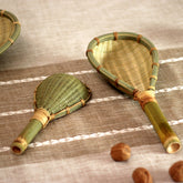 Bamboo Products Bamboo Woven Scoop Noodle Scoop Spicy Hot Pot Filter Bamboo Mesh Scoop Mesh Leak Filter Scoop Fried