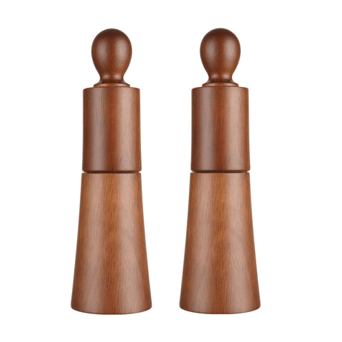 Wooden Manual Pepper Mill Wooden Pepper Mill Salt Pepper Ceramic Core Grinder New Styling Set Kitchen Tools