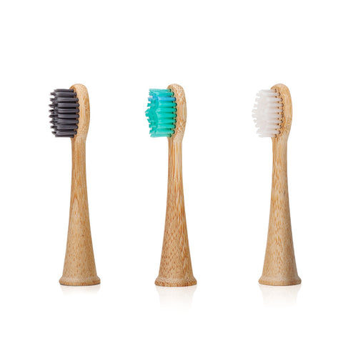 Suitable for Philips electric toothbrush natural bamboo biodegradable bamboo toothbrush head made of bamboo