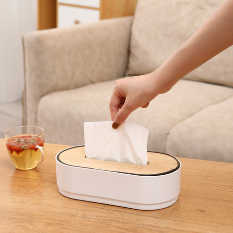 Creative Lifting Type Wooden Cover Tissue Box Home Floating Cover Nanzhu Drawer Box Living Room Coffee Table Desktop Tissue Box