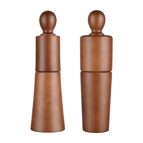 Wooden Manual Pepper Mill Wooden Pepper Mill Salt Pepper Ceramic Core Grinder New Styling Set Kitchen Tools
