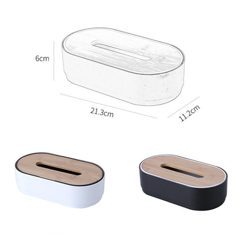 Creative Lifting Type Wooden Cover Tissue Box Home Floating Cover Nanzhu Drawer Box Living Room Coffee Table Desktop Tissue Box