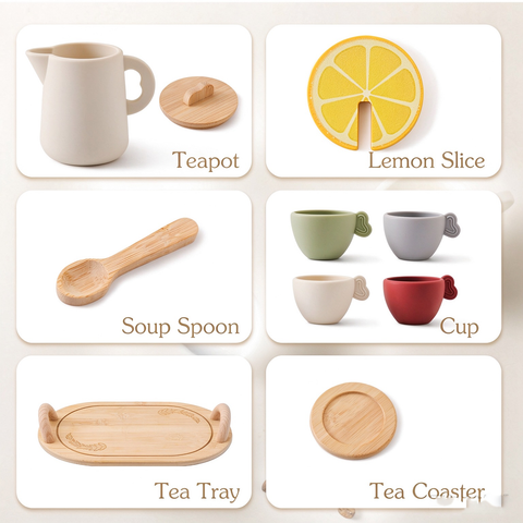 Little Host Wooden Tea Set